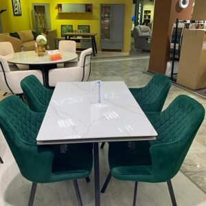 Миниатюра Стол SKM110 Керамика Carrara 12