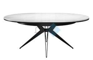 Миниатюра Стол KW120 керамика белый 3