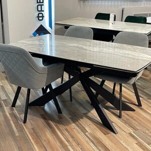Миниатюра Стол KM160 керамика серый 9