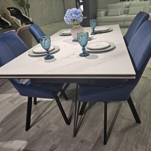 Миниатюра Стол KW160 керамика белый 28