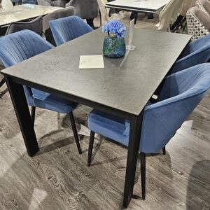 Миниатюра Стол DKT130 Керамика мрамор 12