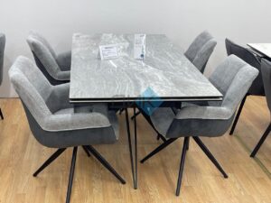 Миниатюра Стол KW160 керамика серый 13