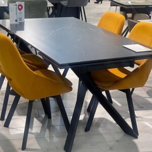 Миниатюра Стол KX160 керамика черный 34