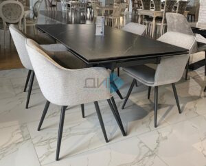 Миниатюра Стол KW160 керамика мрамор 13