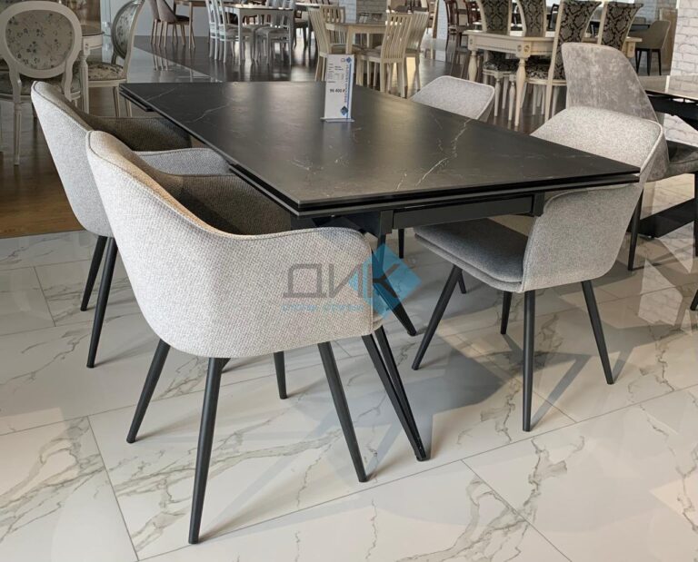 Миниатюра Стол KW160 керамика мрамор 13