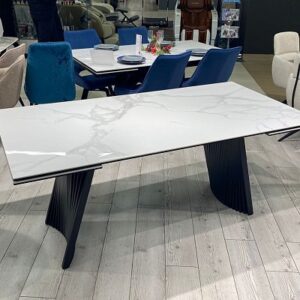 Миниатюра Стол KD180 керамика мрамор 18
