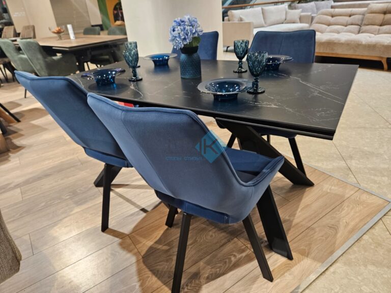Миниатюра Стол KX160 керамика черный 71