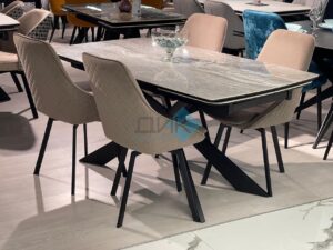 Миниатюра Стол KM160 керамика серый 57
