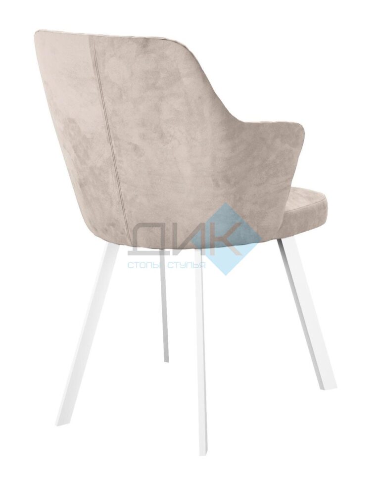 Миниатюра Стул 345 C103 крем, ножки белые 4