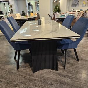 Миниатюра Стол KD180 керамика мрамор 22
