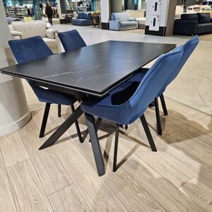 Миниатюра Стол KX160 керамика черный 36