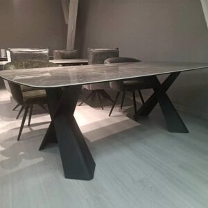 Миниатюра Стол KY220 керамика серый 6