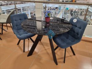 Миниатюра Стол SFC100 d1000 стекло 54