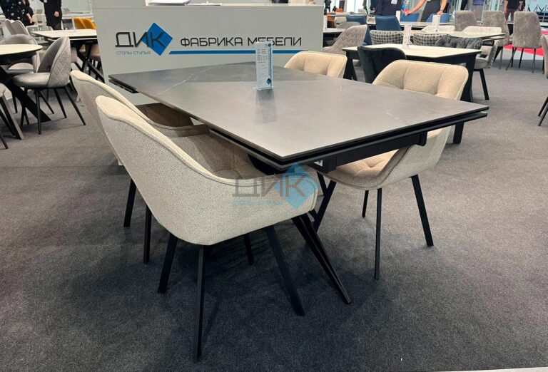 Миниатюра Стол KW160 керамика мрамор 11