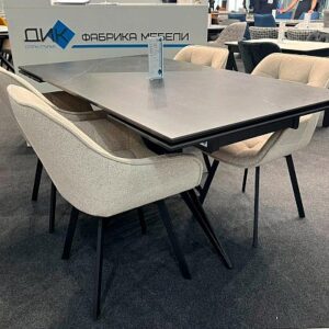 Миниатюра Стол KW160 керамика мрамор 8