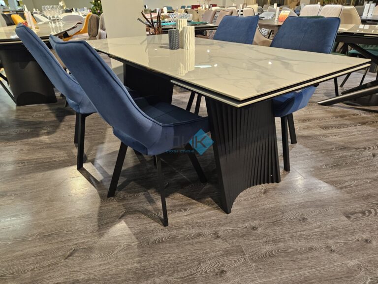 Миниатюра Стол KD180 керамика мрамор 40