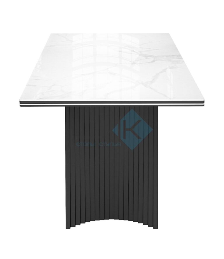 Миниатюра Стол KD180 керамика мрамор 6