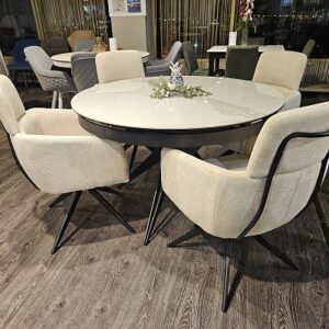 Миниатюра Стол KW120 керамика белый 12