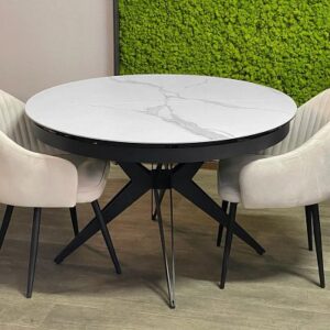 Миниатюра Стол KW120 керамика белый 11