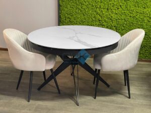 Миниатюра Стол KW120 керамика белый 22