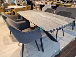 Миниатюра Стол KM160 керамика серый 39