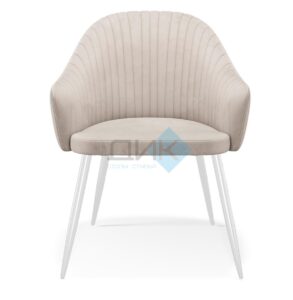 Миниатюра Стул 440 C103 крем, ножки белые 5
