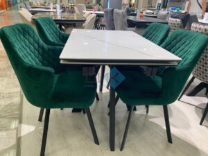 Миниатюра Стол SKM110 Керамика Carrara 24
