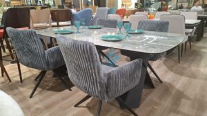 Миниатюра Стол KY220 керамика серый 22