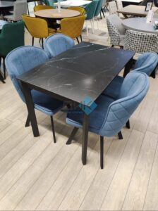 Миниатюра Стол LK110 Керамика Черный 34