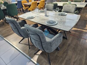 Миниатюра Стол KM160 керамика серый 62