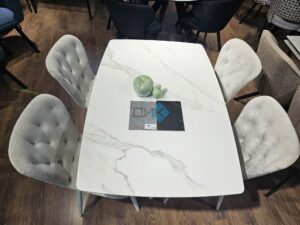 Миниатюра Стол DKU120 Керамика Белый 19