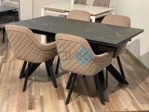 Миниатюра Стол KX160 керамика черный 42