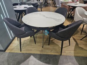 Миниатюра Стол KW120 керамика белый 27