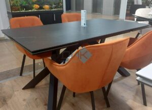 Миниатюра Стол KX160 керамика черный 51