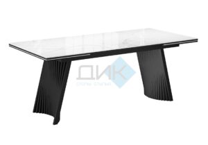 Миниатюра Стол KD180 керамика мрамор 2