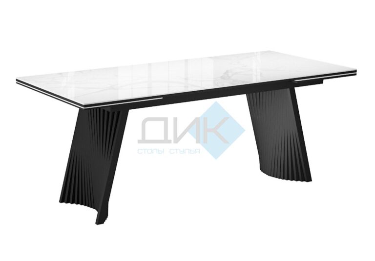 Миниатюра Стол KD180 керамика мрамор 2