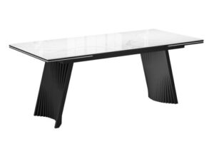 Миниатюра Стол KD180 керамика мрамор 1