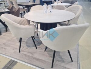 Миниатюра Стул 440 C103 крем, ножки белые 9