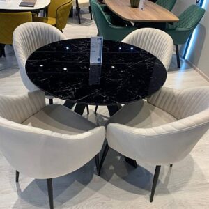 Миниатюра Стул 440М C103 крем, ножки черные 6