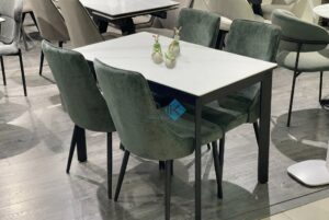 Миниатюра Стол LK110 Керамика Белый 44
