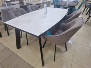 Миниатюра Стол XL160 хромикс белый 15
