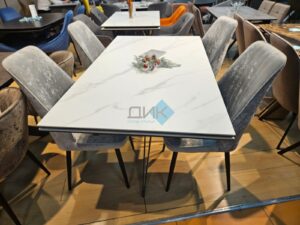 Миниатюра Стол KW160 керамика белый 57