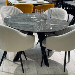 Миниатюра Стул 440М C103 крем, ножки черные 19