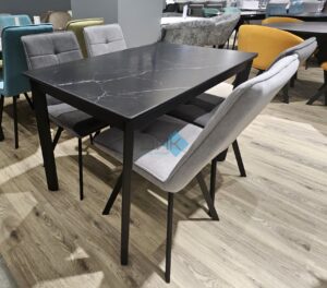 Миниатюра Стол LK110 Керамика Черный 35