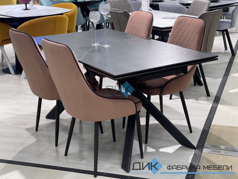 Миниатюра Стол KX160 керамика черный 54