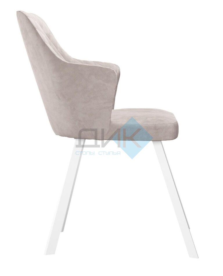 Миниатюра Стул 345 C103 крем, ножки белые 5