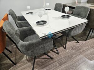 Миниатюра Стол KW160 керамика белый 68