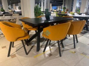Миниатюра Стол KX160 керамика черный 64