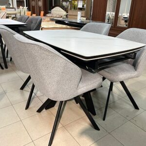 Миниатюра Стол DKU120 Керамика Белый 34