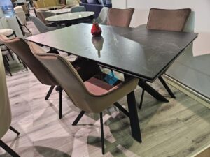 Миниатюра Стол KX160 керамика черный 67